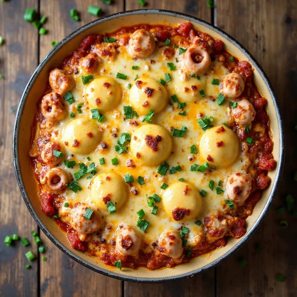 BBQ Chicken Pizza Casserole