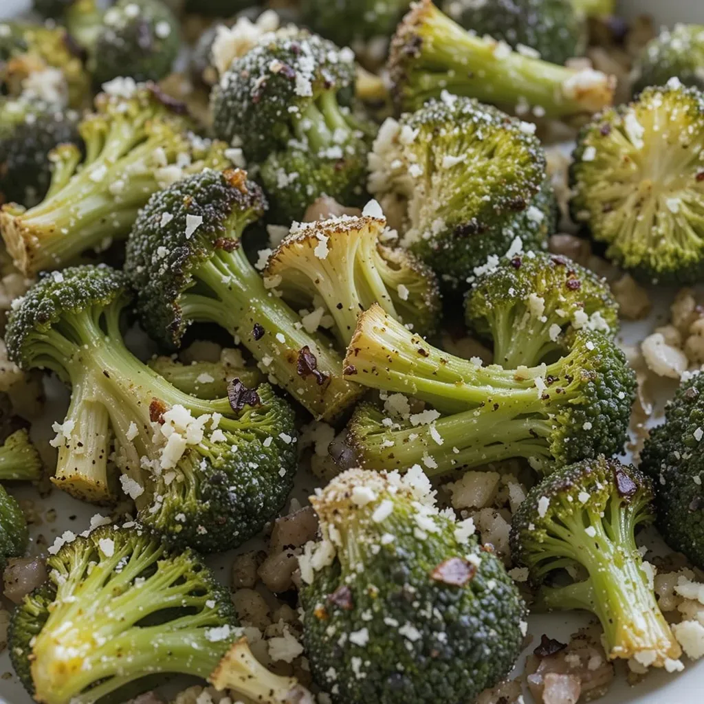 Garlic Parmesan Roasted Broccoli
