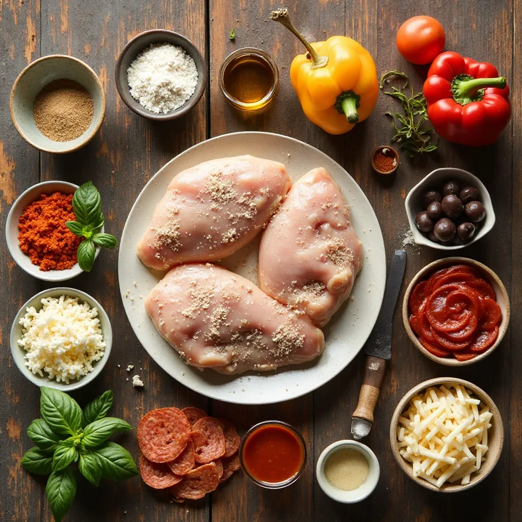 Keto Pizza Crust Chicken