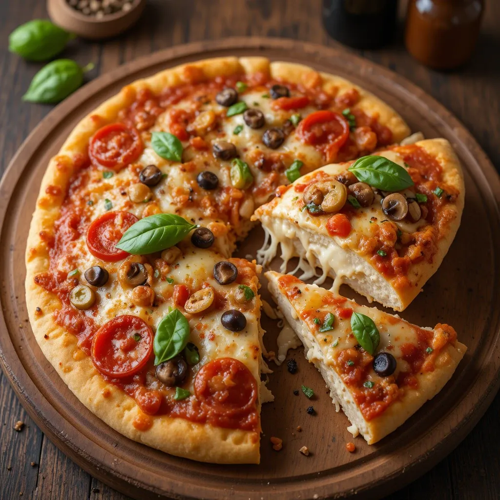 Keto Pizza Crust Chicken
