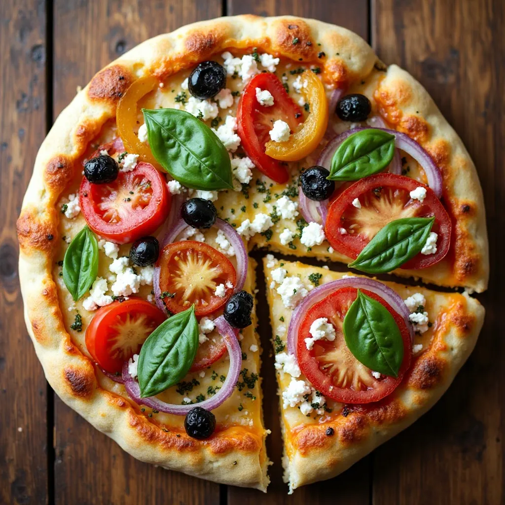 Mediterranean Keto Pizza