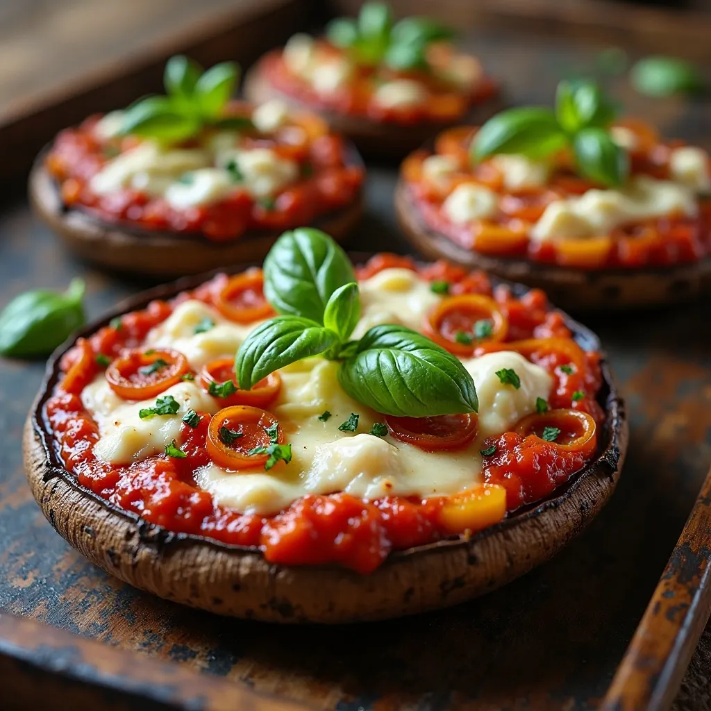 Portobello Mushroom Pizza