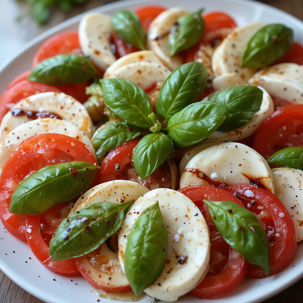 Caprese Salad with Fresh Basil