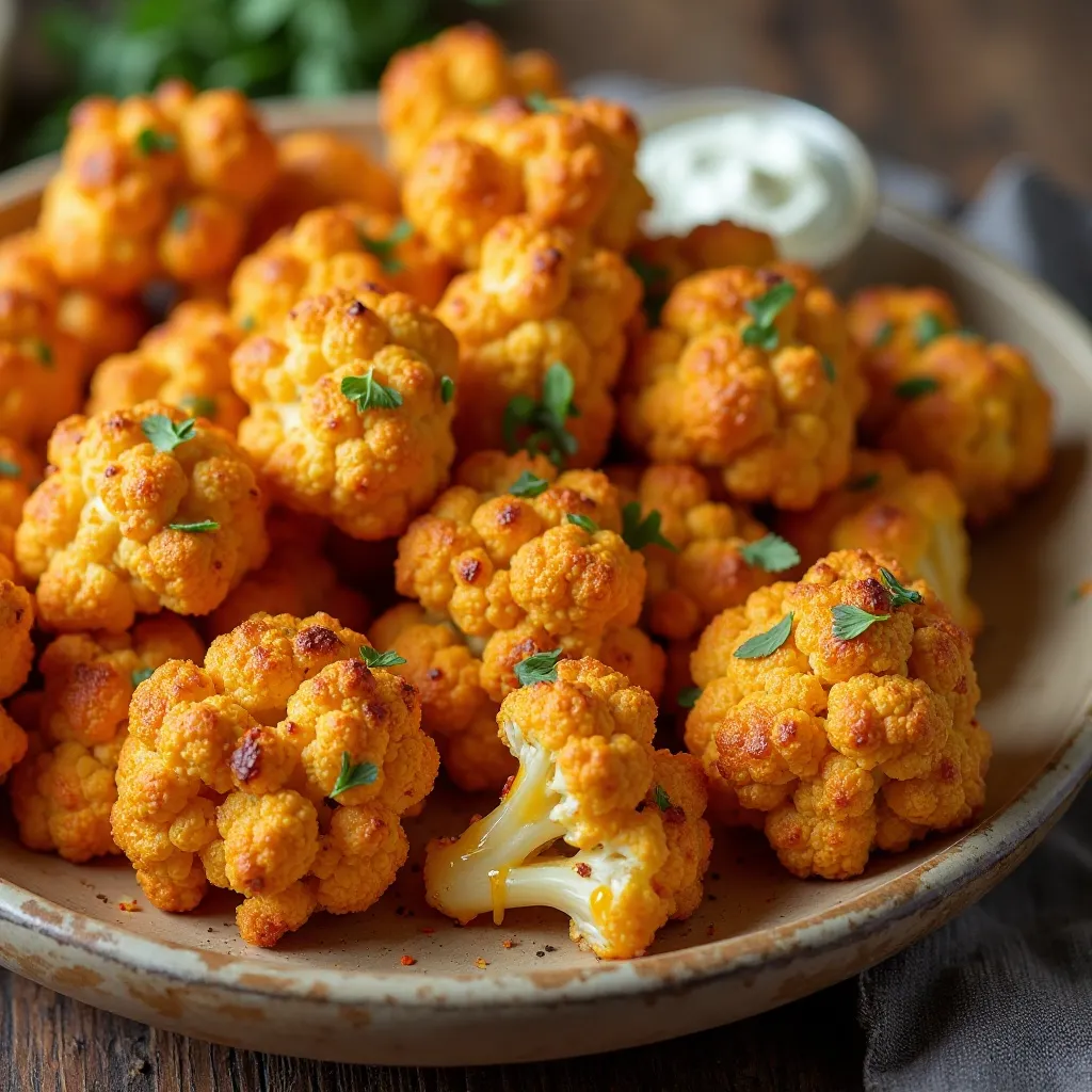 Cauliflower Buffalo Bites
