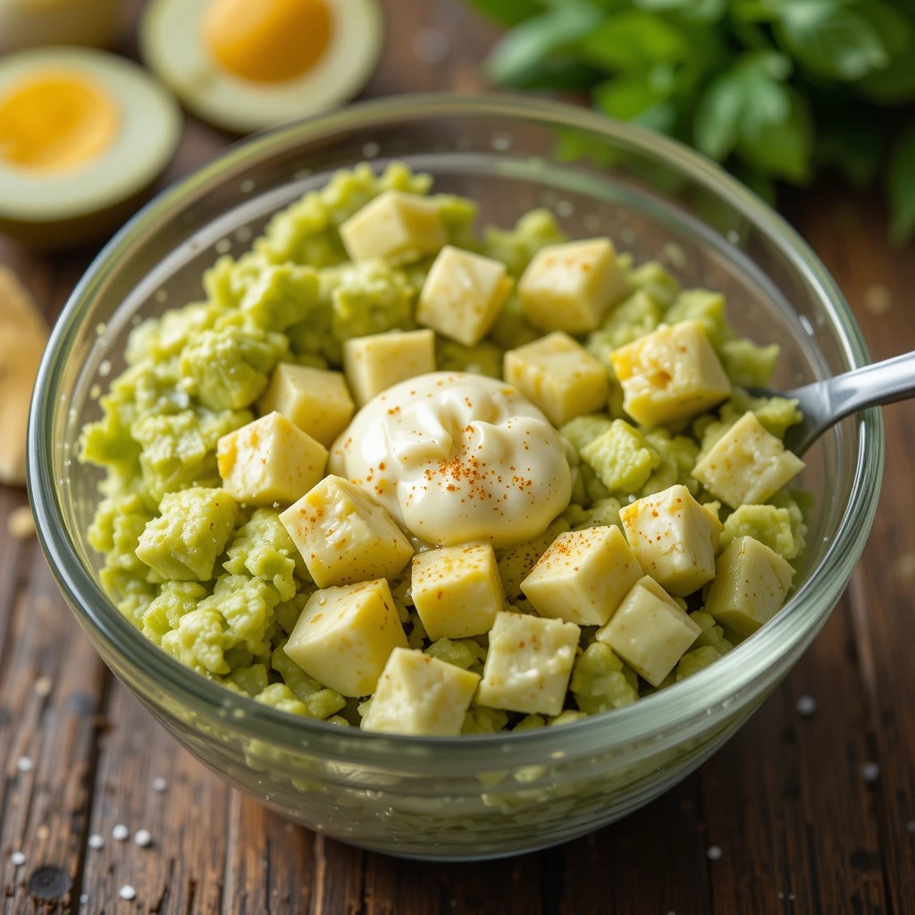 Creamy Avocado Egg Salad
