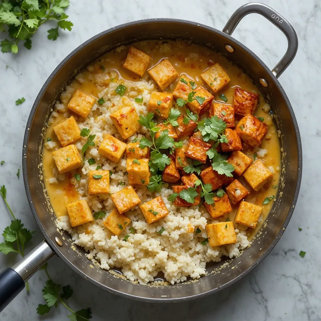 Creamy Curry Tofu Bowl