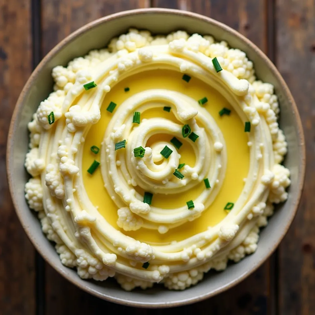  Creamy Garlic Parmesan Cauliflower Mash