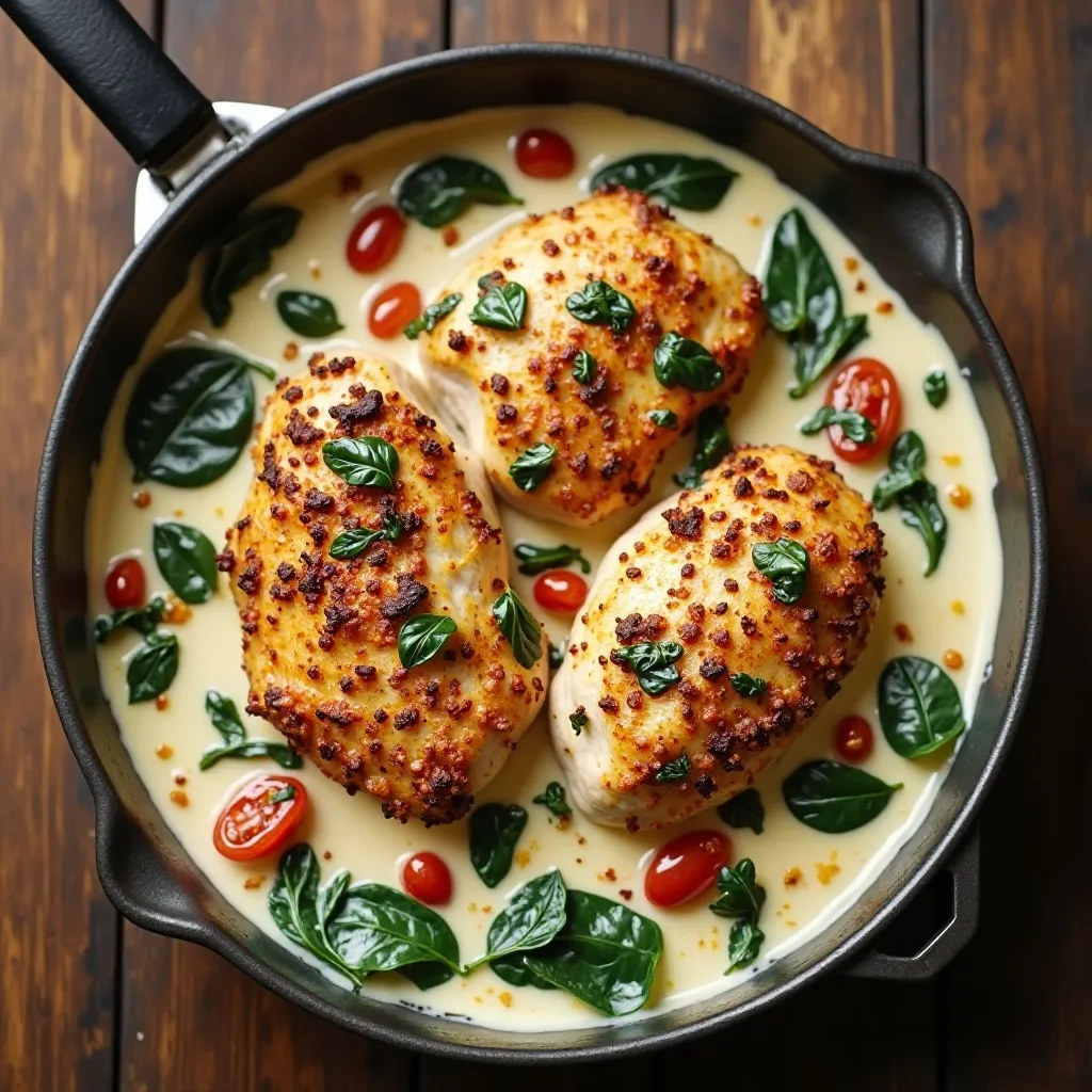 Creamy Tuscan Chicken Thighs