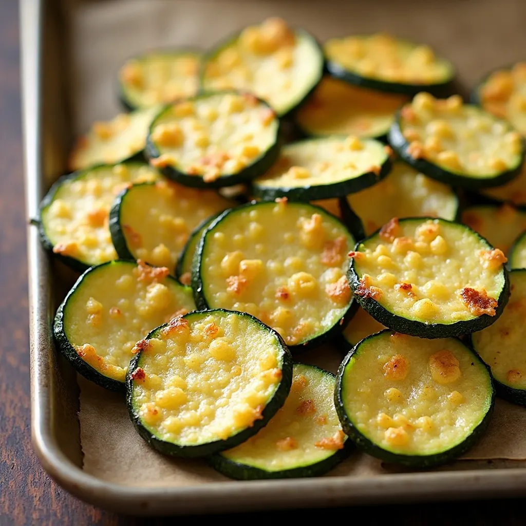 Crispy Parmesan Zucchini Chips