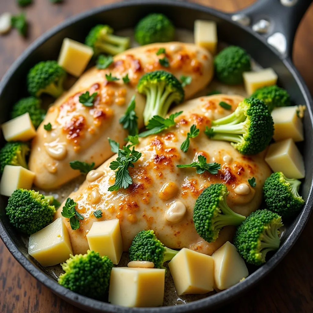 Garlic Butter Chicken with Broccoli