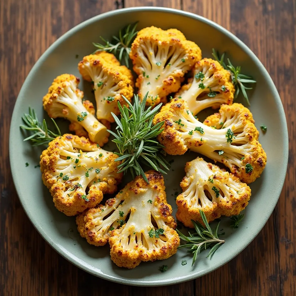 Herb-Roasted Cauliflower Steaks