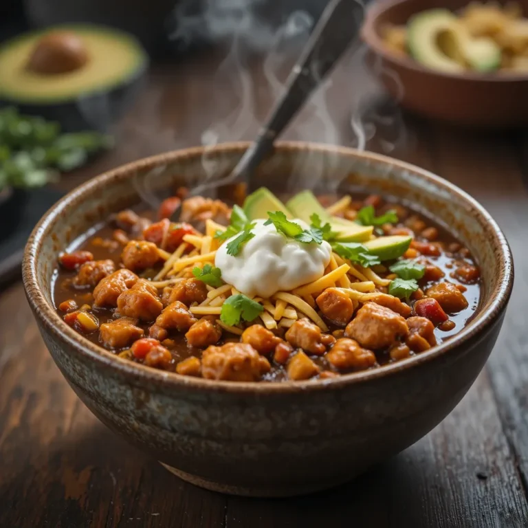 Keto Chicken Chili