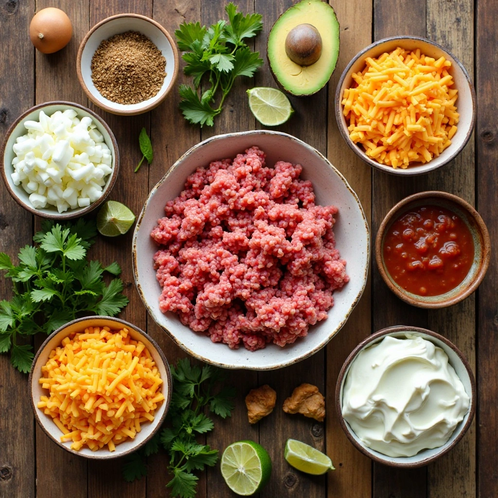 Keto Mexican Lasagna