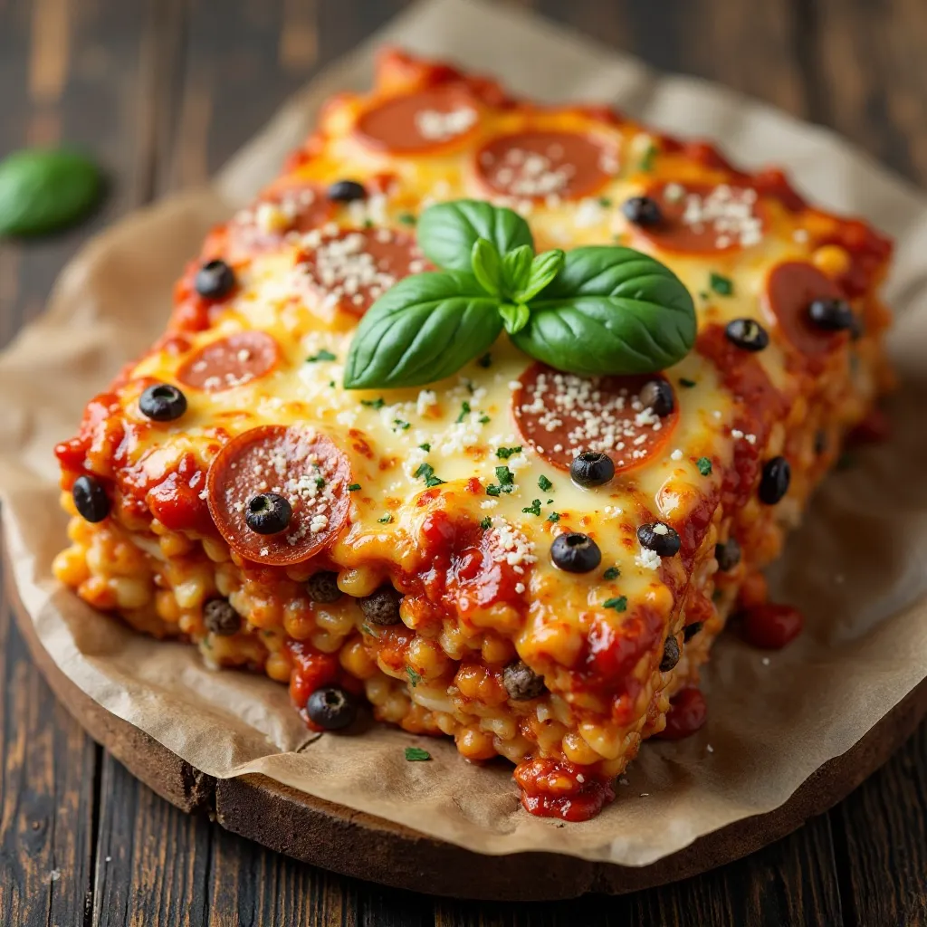 Keto Pizza Casserole