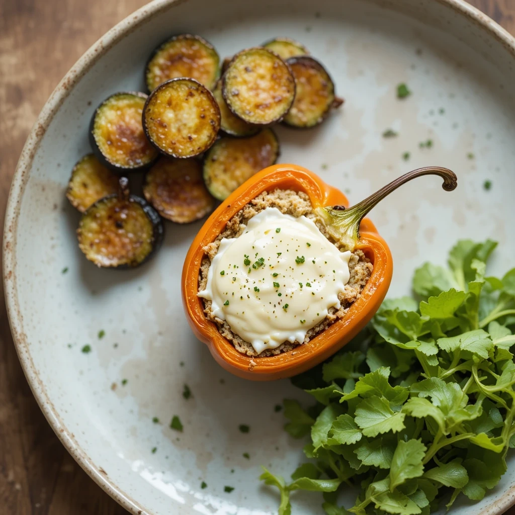 Keto Stuffed Peppers with Cream Cheese