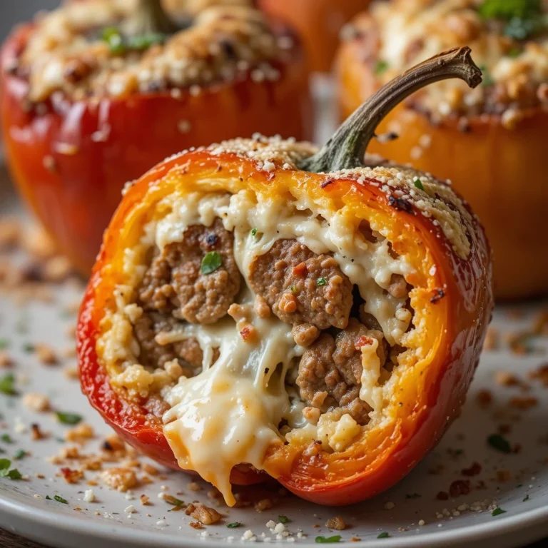 Keto Stuffed Peppers with Sausage