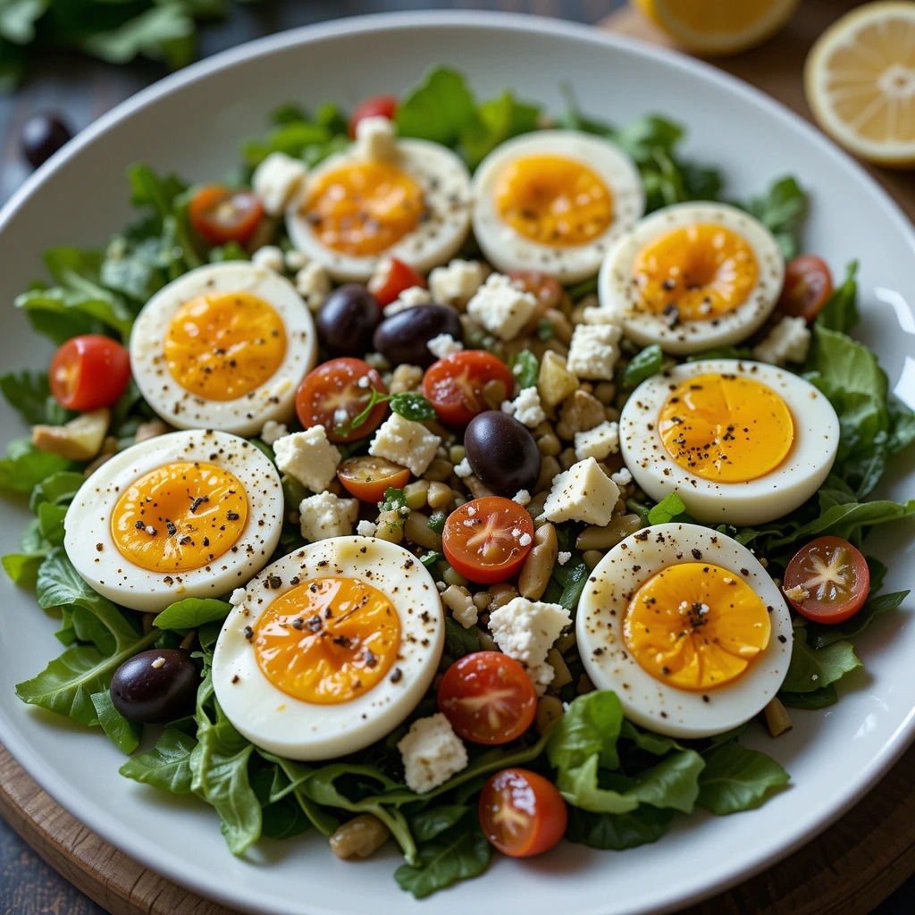 Mediterranean Egg Salad Bowl