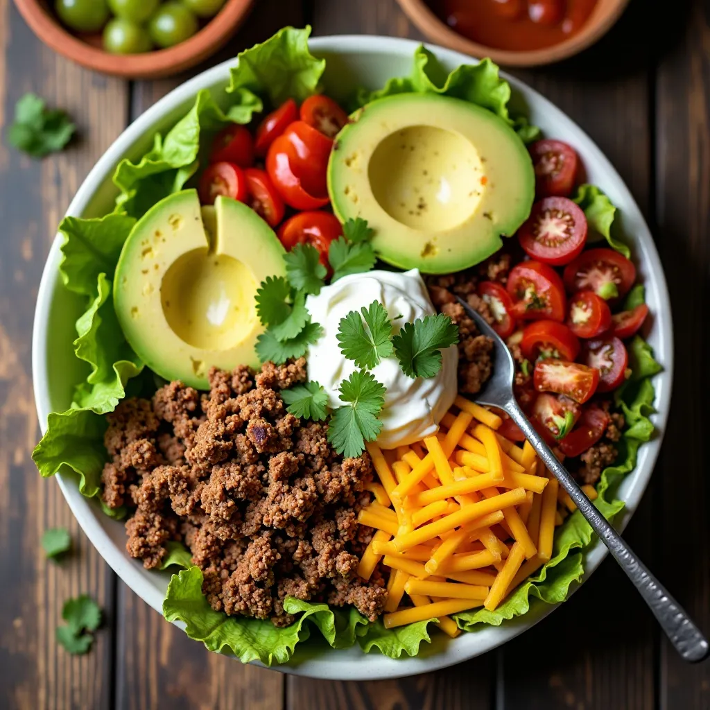 Mexican Keto Salad Bowl