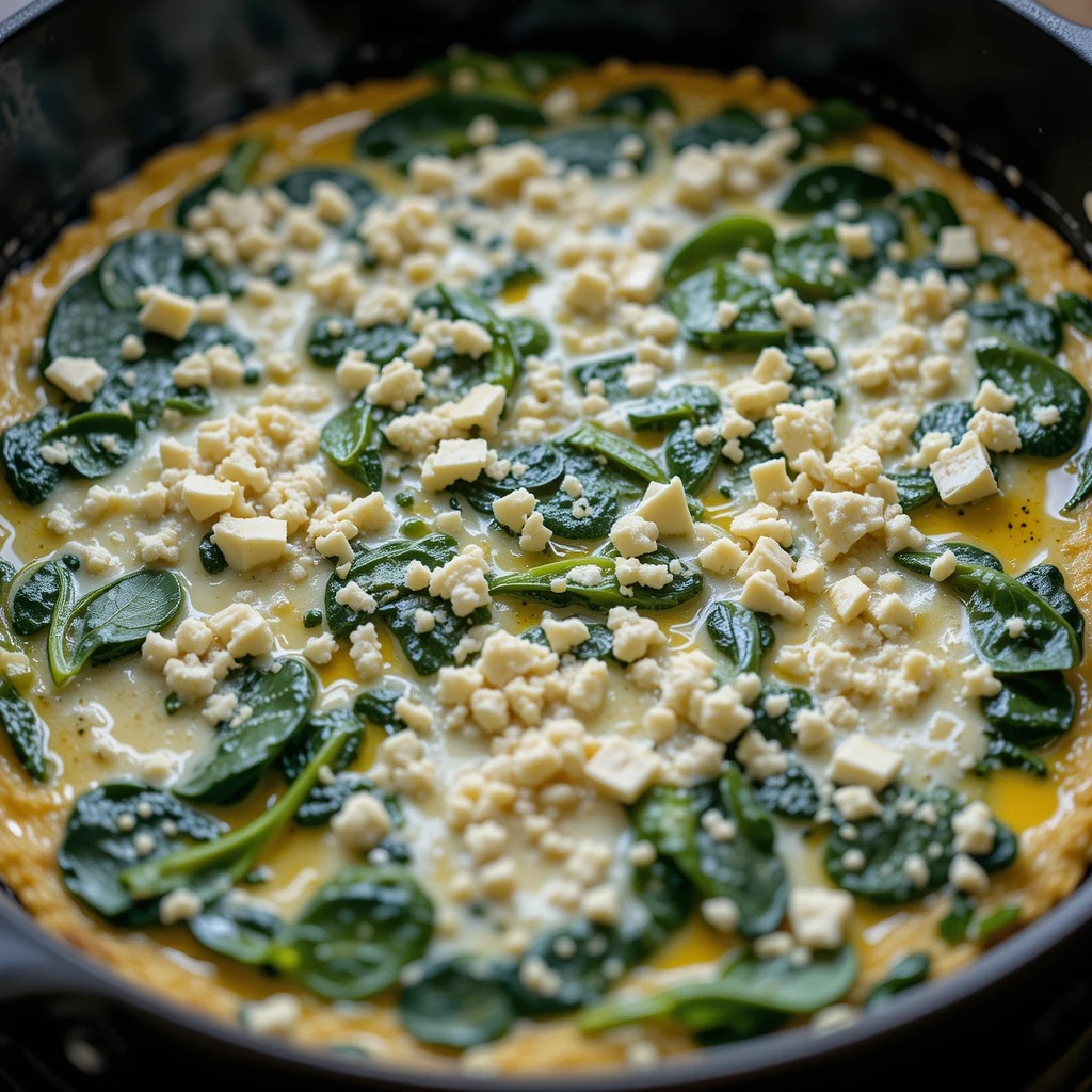 Spinach and Feta Frittata