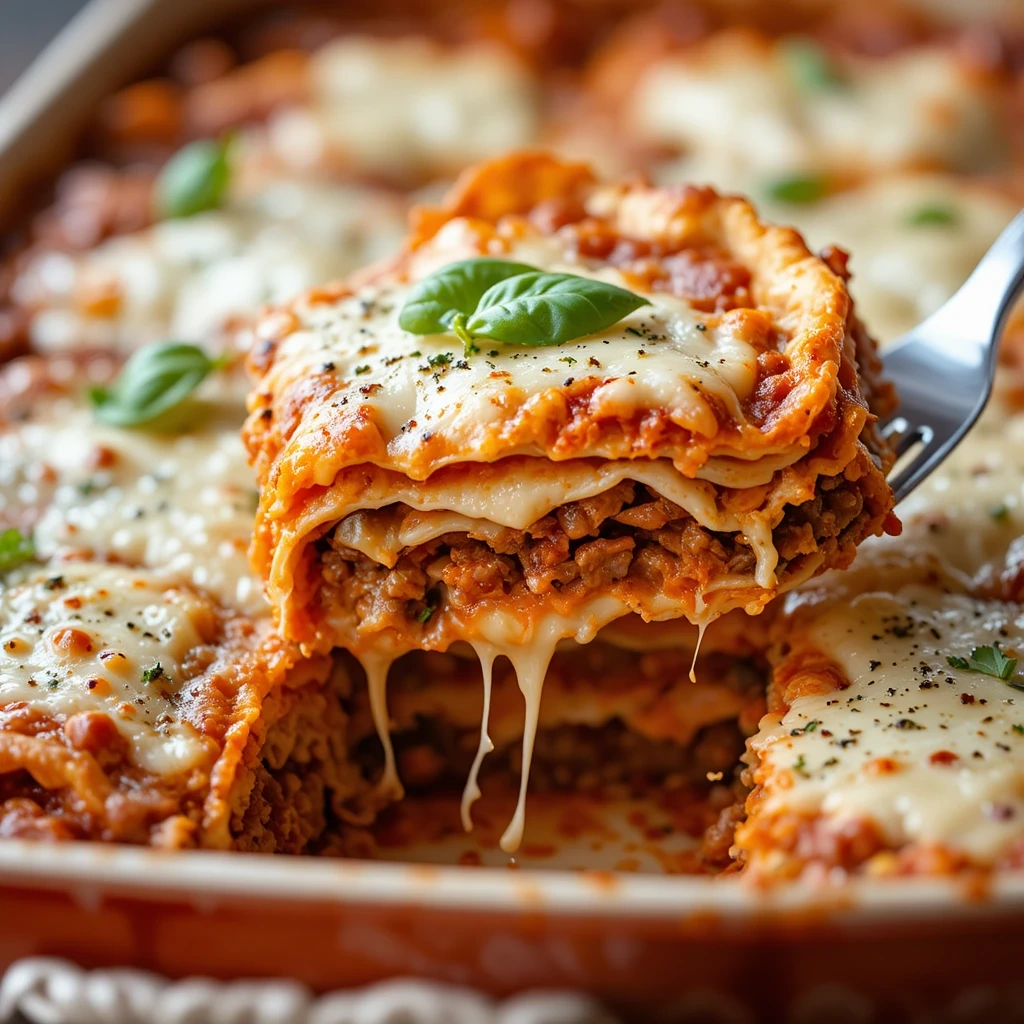 keto lasagna with low carb tortillas