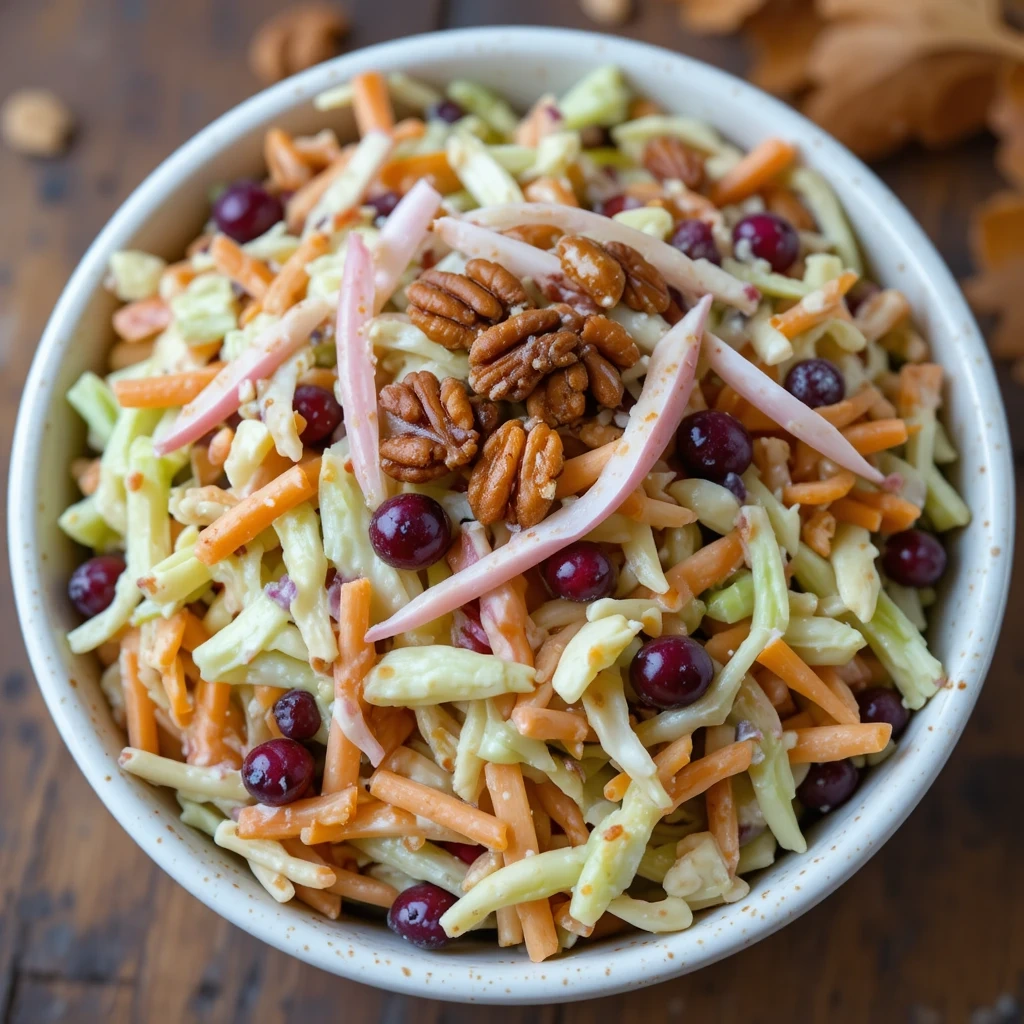 Apple Cranberry Coleslaw