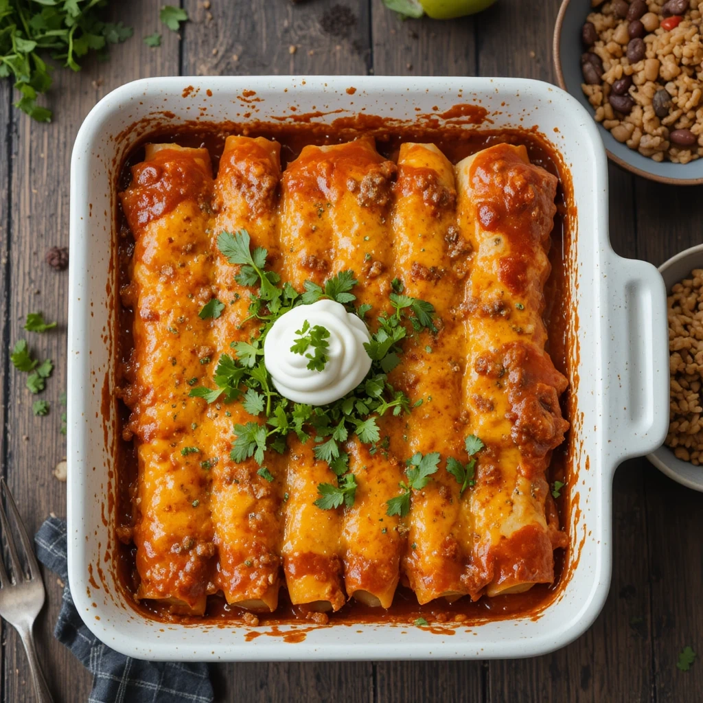 Beef Enchiladas