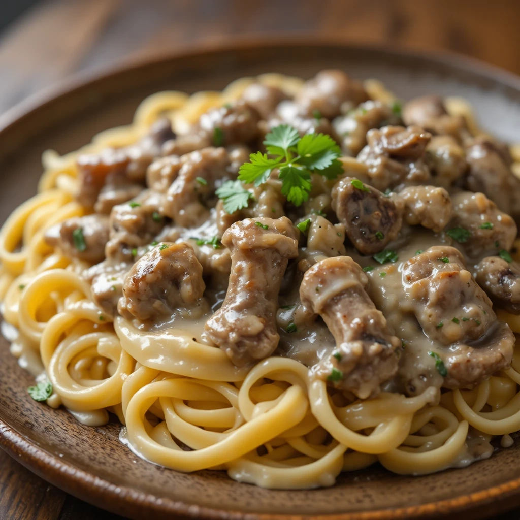 Beef Stroganoff