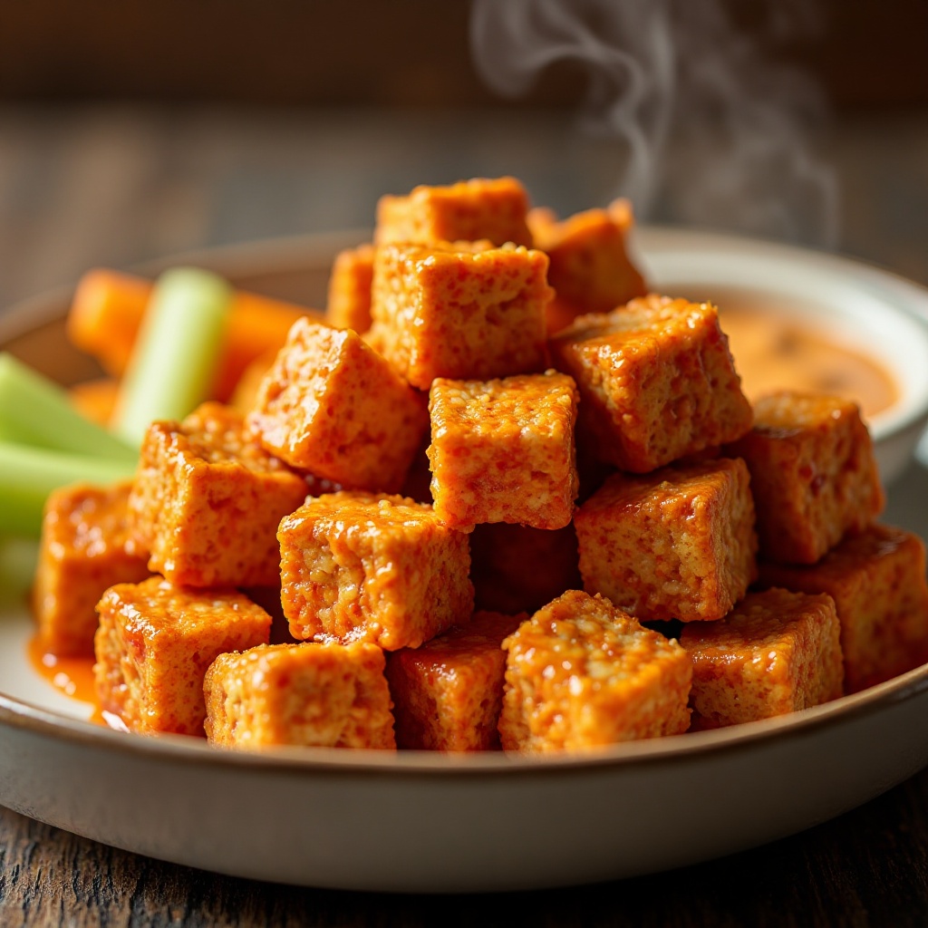 Buffalo Tofu Bites