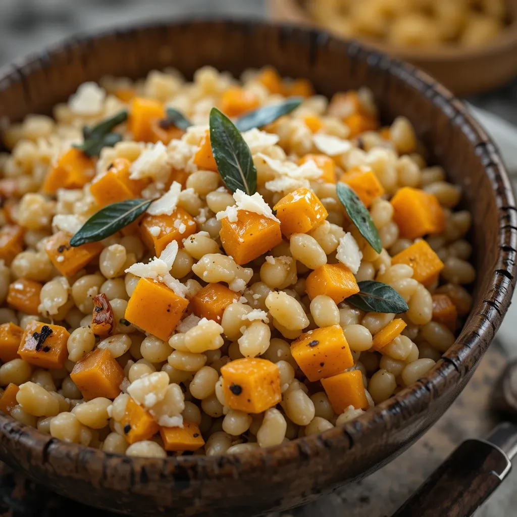 Butternut Squash and Sage Orzo