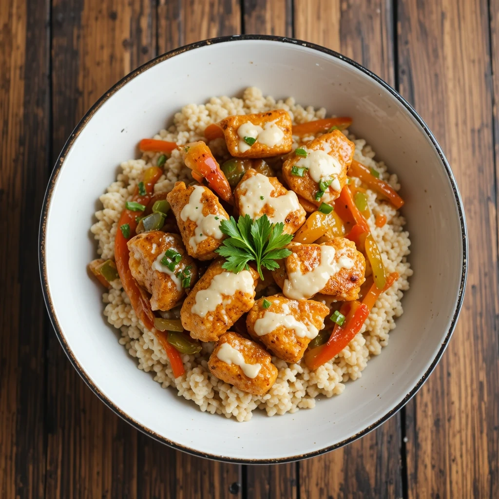 Cajun Chicken and Rice Bowl