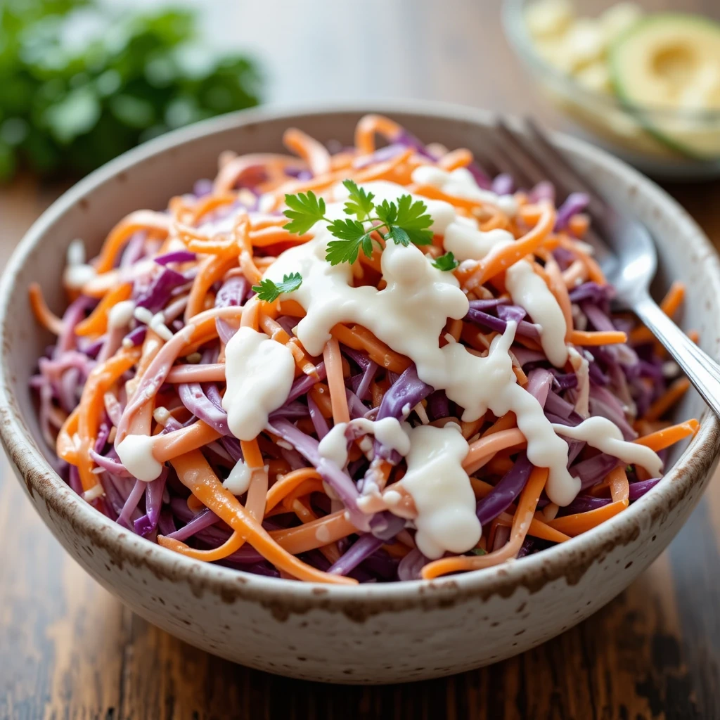 Classic Greek Yogurt Coleslaw