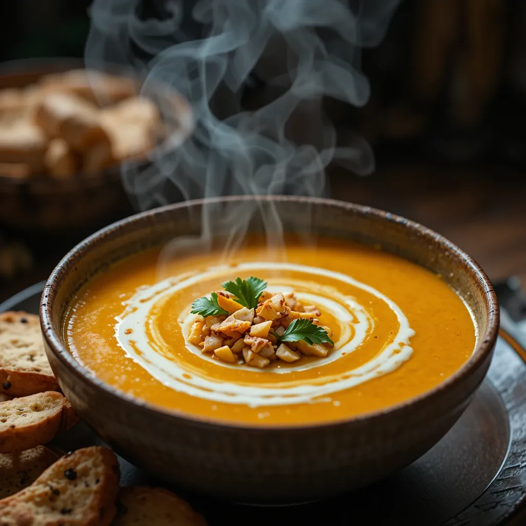 Coconut Curry Butternut Squash Soup