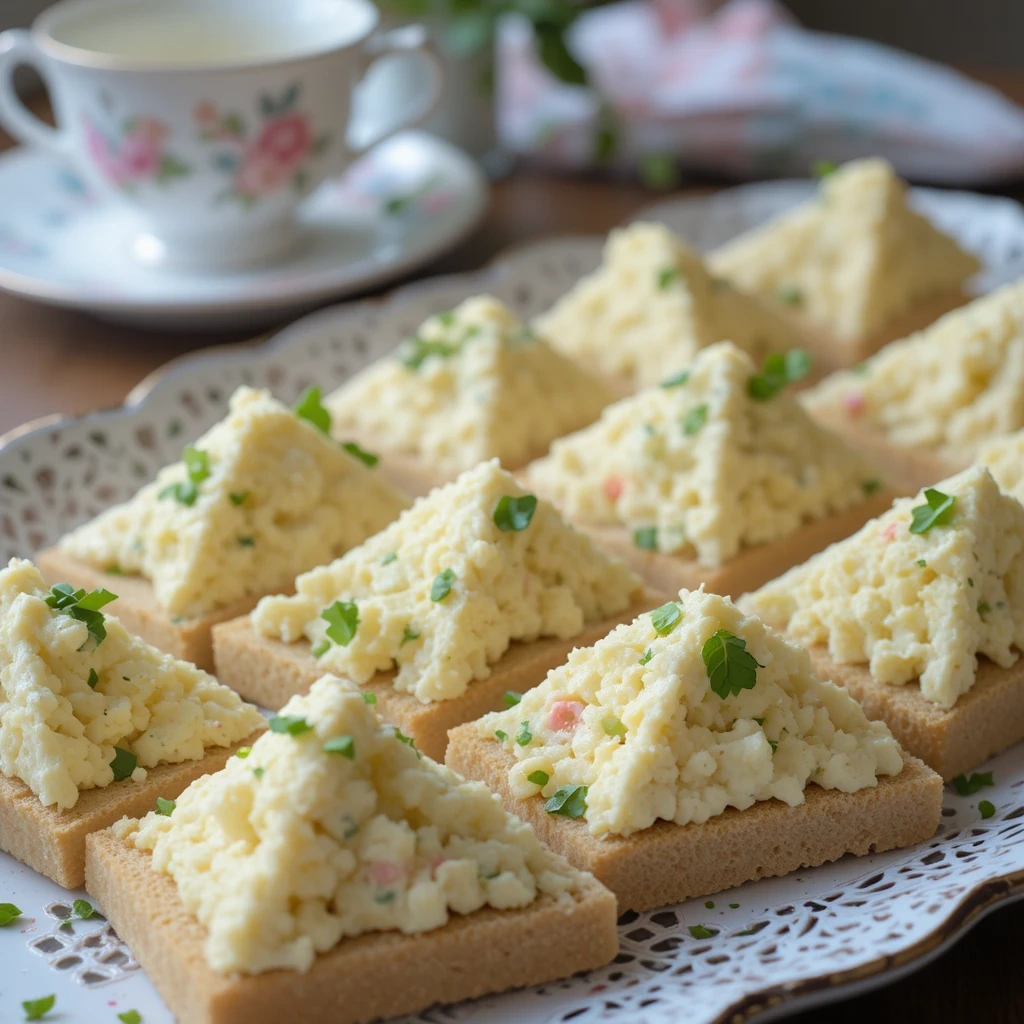 Egg Salad Tea Sandwiches