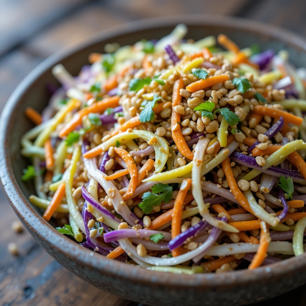 Lemon-Herb Coleslaw with Toasted Seeds