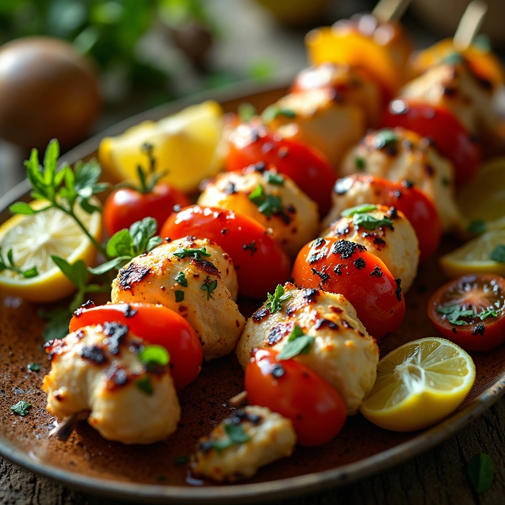 Mediterranean Herb Chicken Skewers