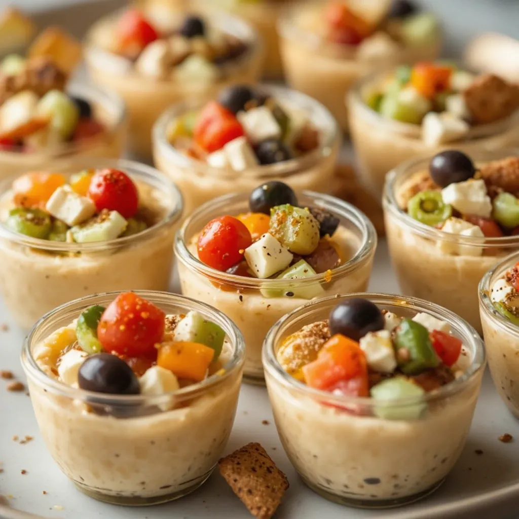 Mediterranean Hummus Cups