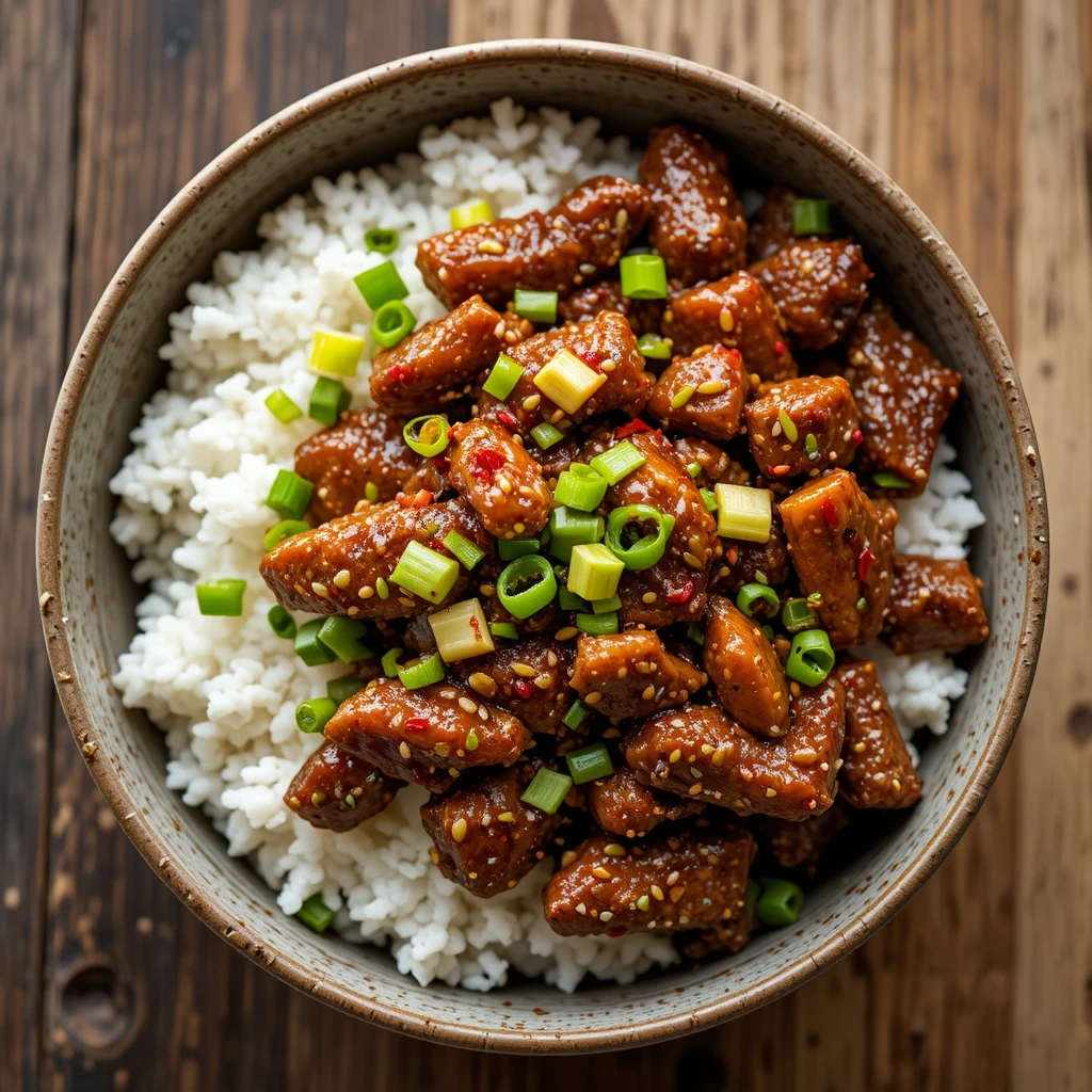 Mongolian Beef Bowl