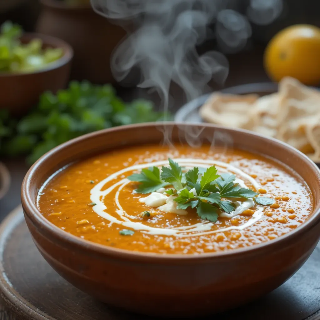 Moroccan Red Lentil Soup