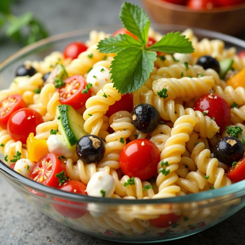 Pasta Salad with Fresh Vegetables