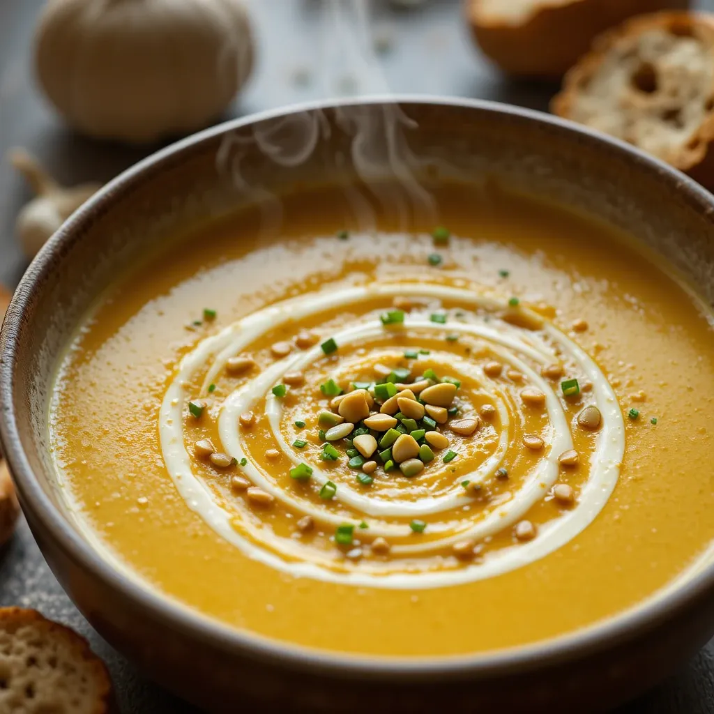 Roasted Cauliflower and Garlic Soup