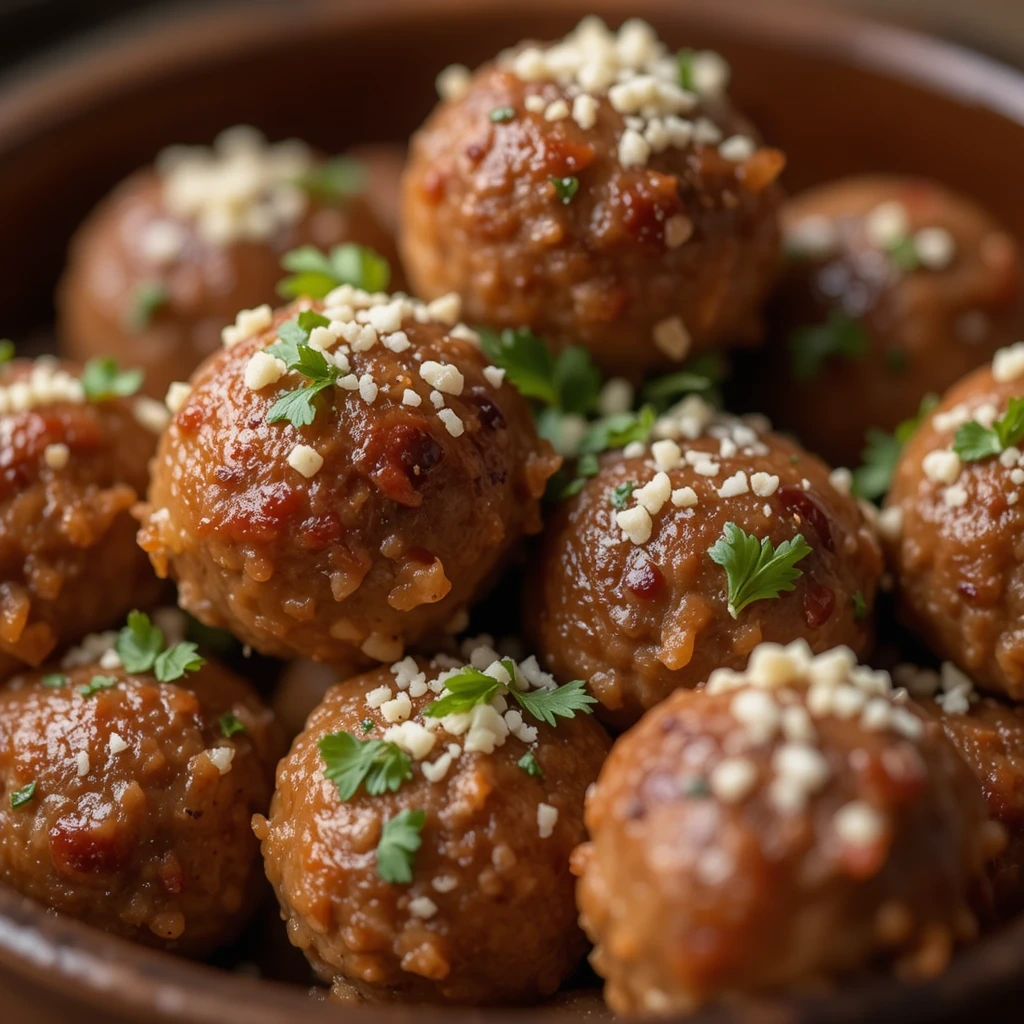 Savory Beef Meatballs