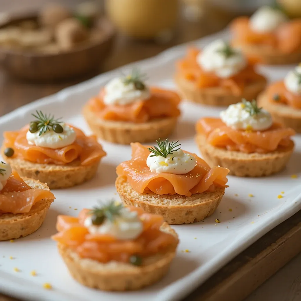 Smoked Salmon Canapés
