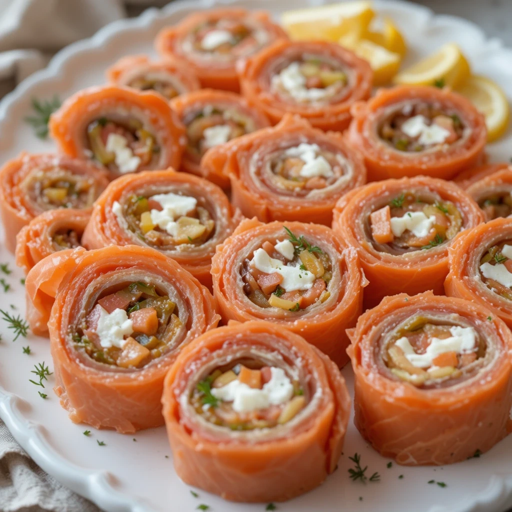 Smoked Salmon Pinwheels