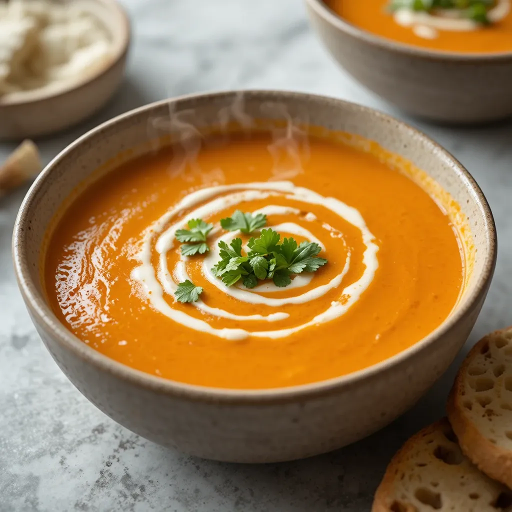 Spiced Carrot and Ginger Soup