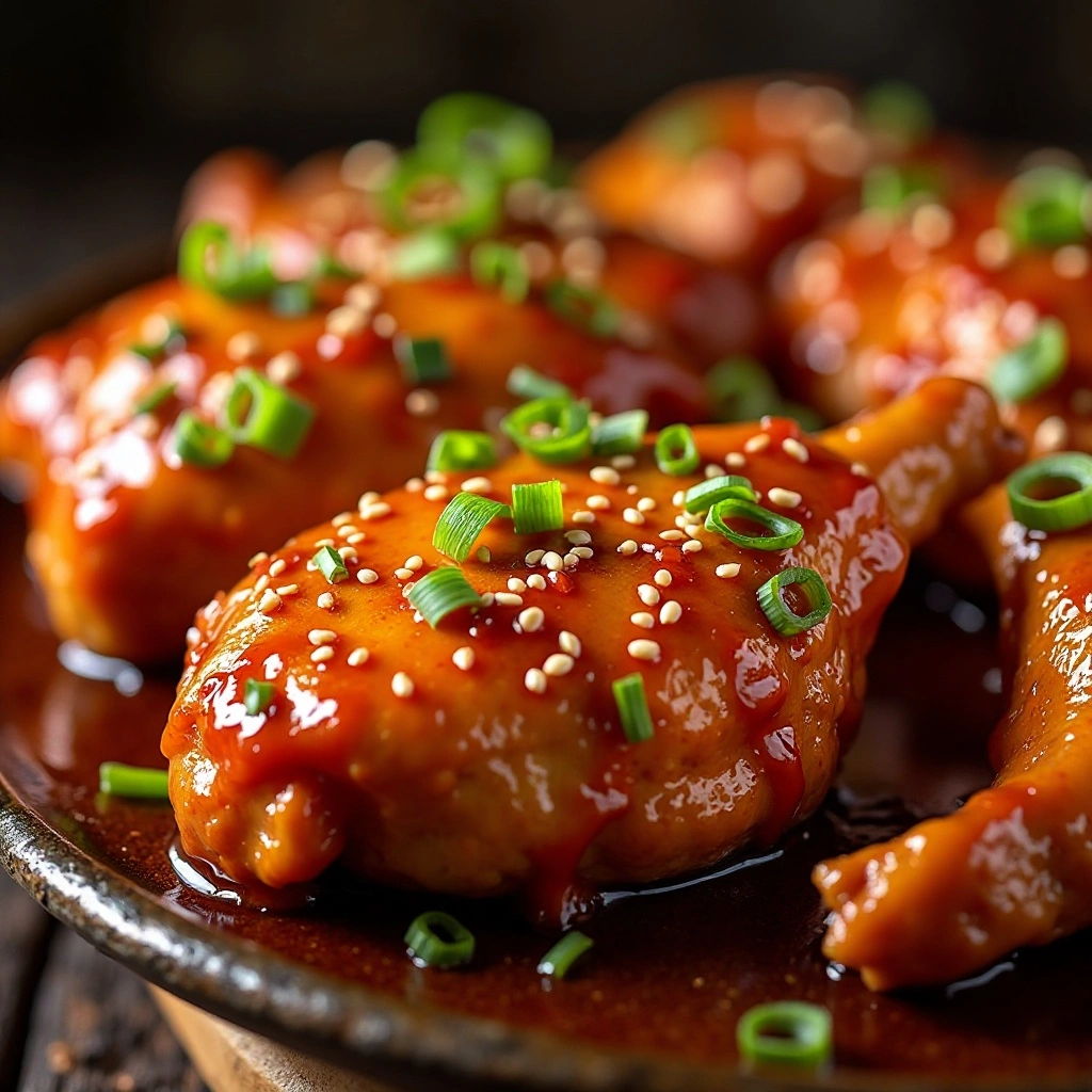 Spicy Honey Sriracha Chicken Thighs