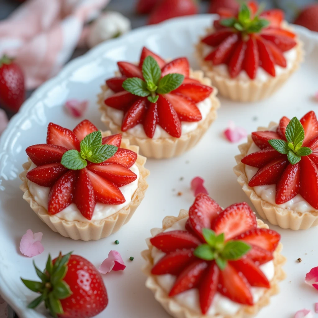 Strawberry Cream Cheese Tarts