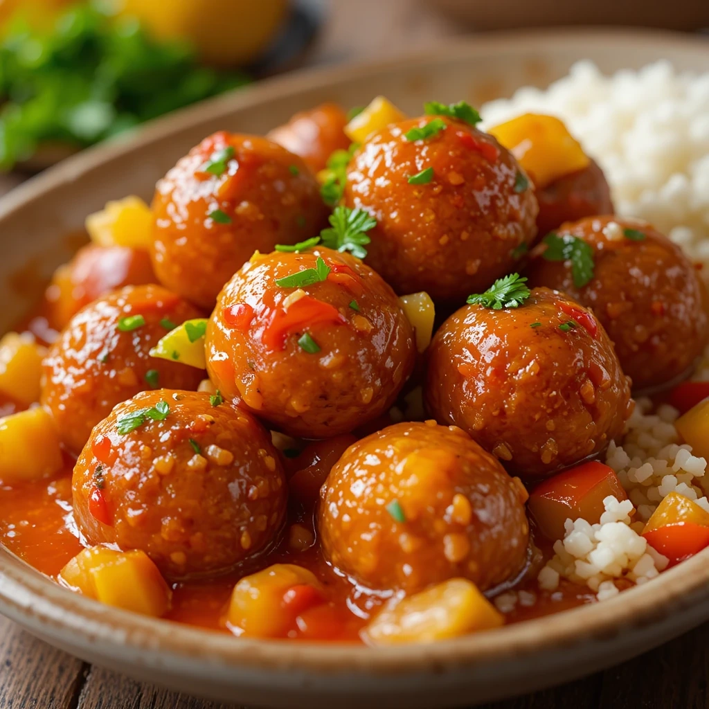 Sweet & Sour Meatballs