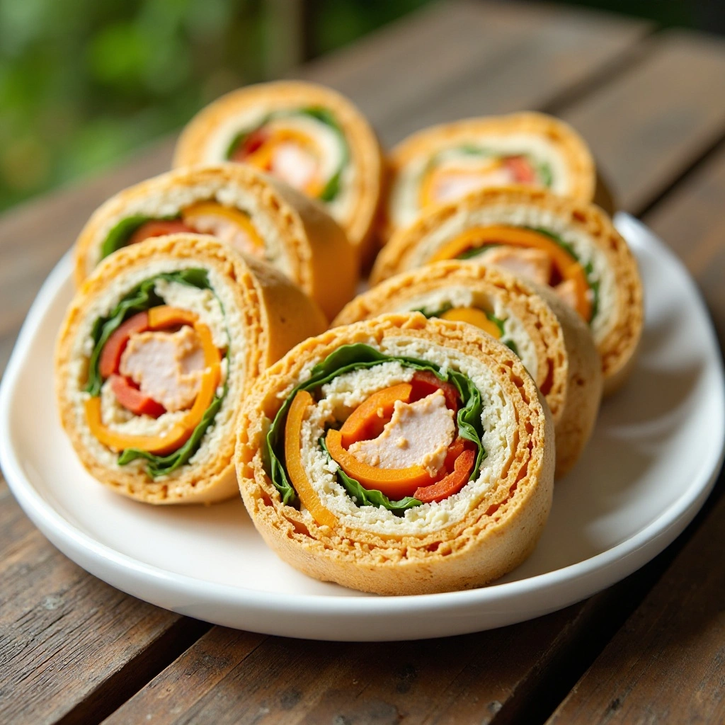 Turkey and Cheese Pinwheels