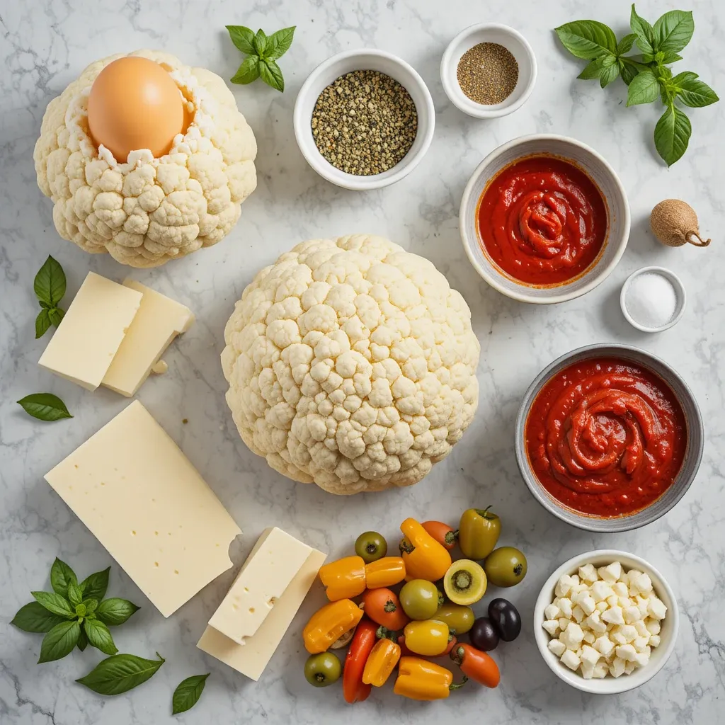 cauliflower pizza crust recipe