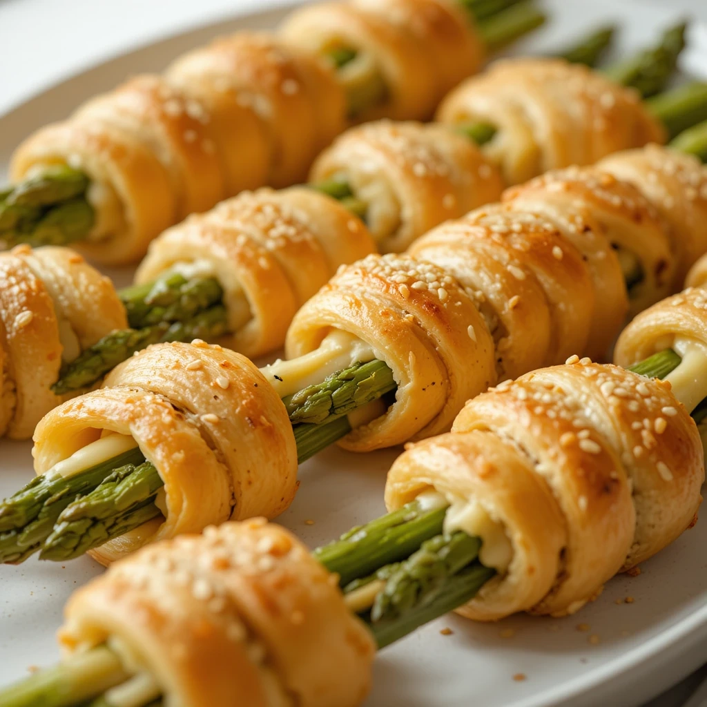 Asparagus Wrapped in Puff Pastry